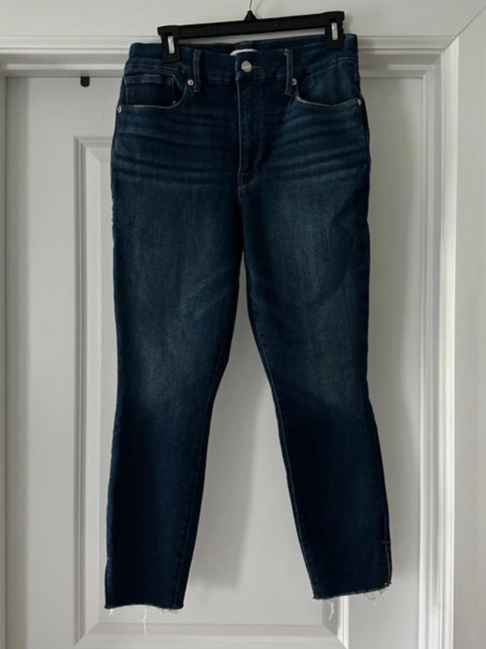Good American Women's Skinny Jeans in Dark Indigo Wash